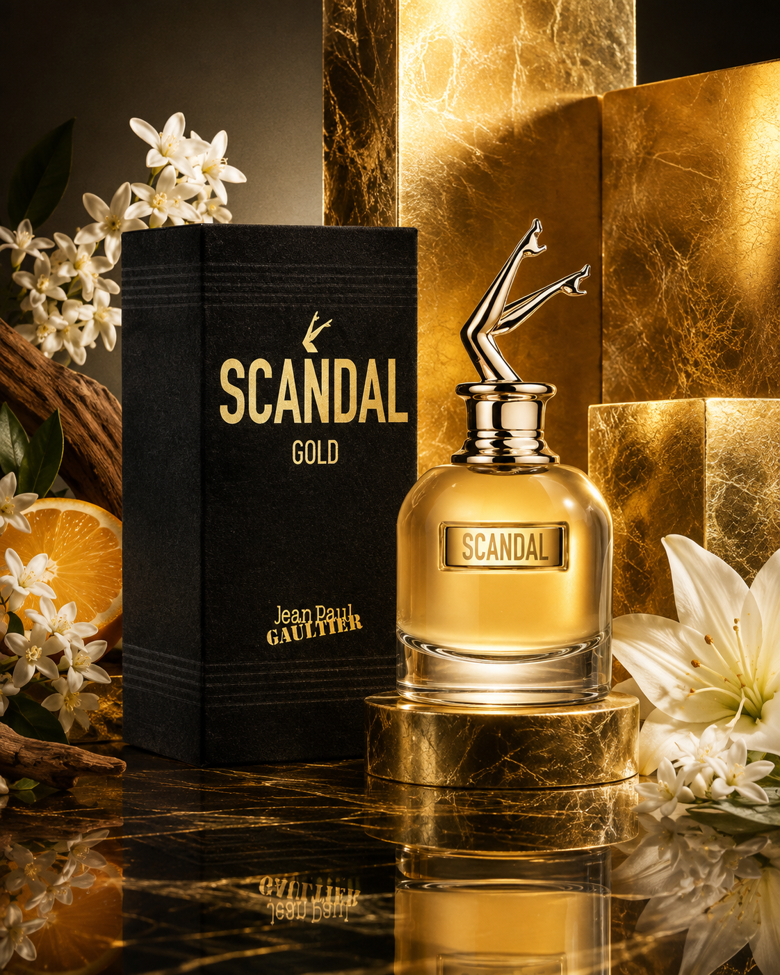 Jean Paul Gaultier Scandal Gold con caja